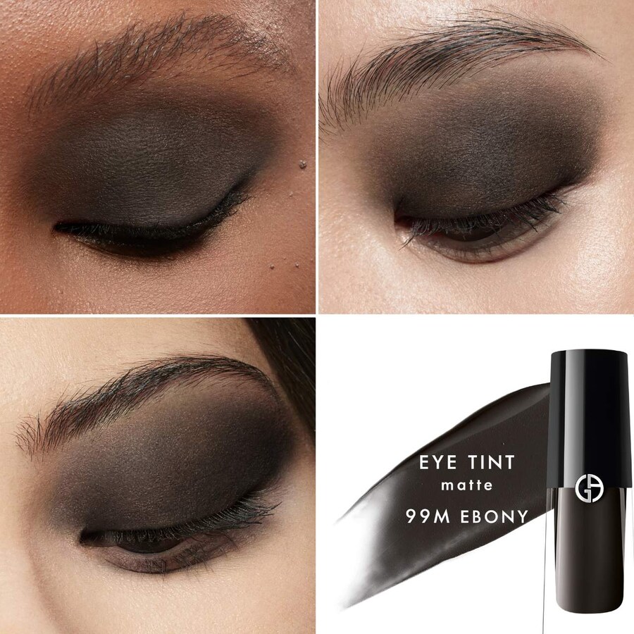 Стойкие жидкие тени для век Eye Tint Armani Beauty, 99M Ebony — фото 2