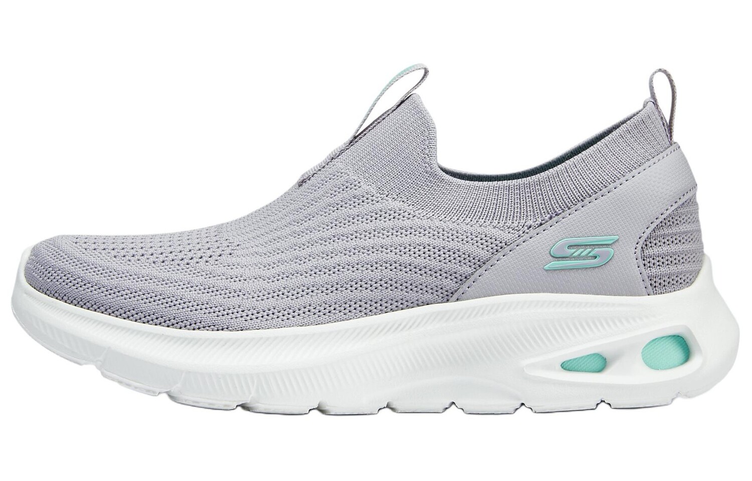 

Кроссовки женские с низким верхом серые Skechers