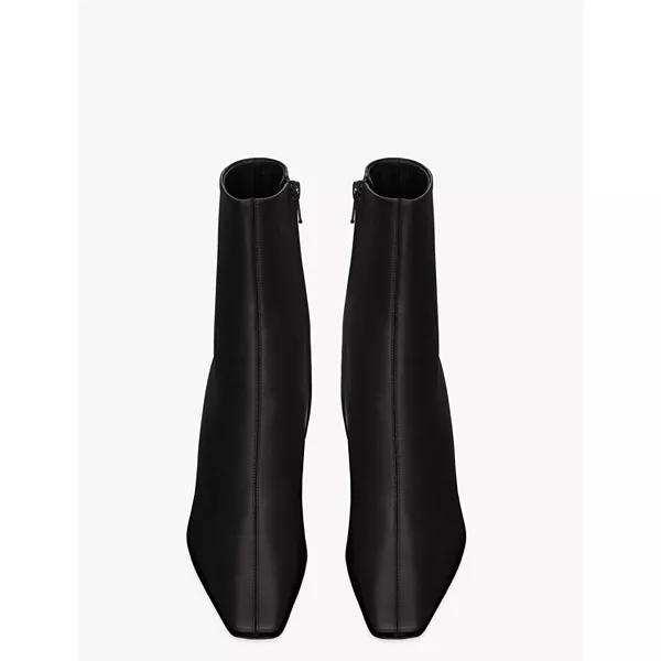 Женские ботильоны Jill на среднем каблуке Saint Laurent, черный — фото 4