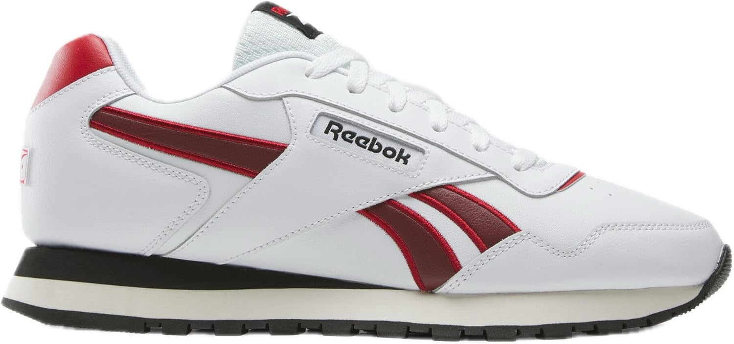

Кроссовки Reebok Unisex-Adult Reebok Glide, белый/черный/красный
