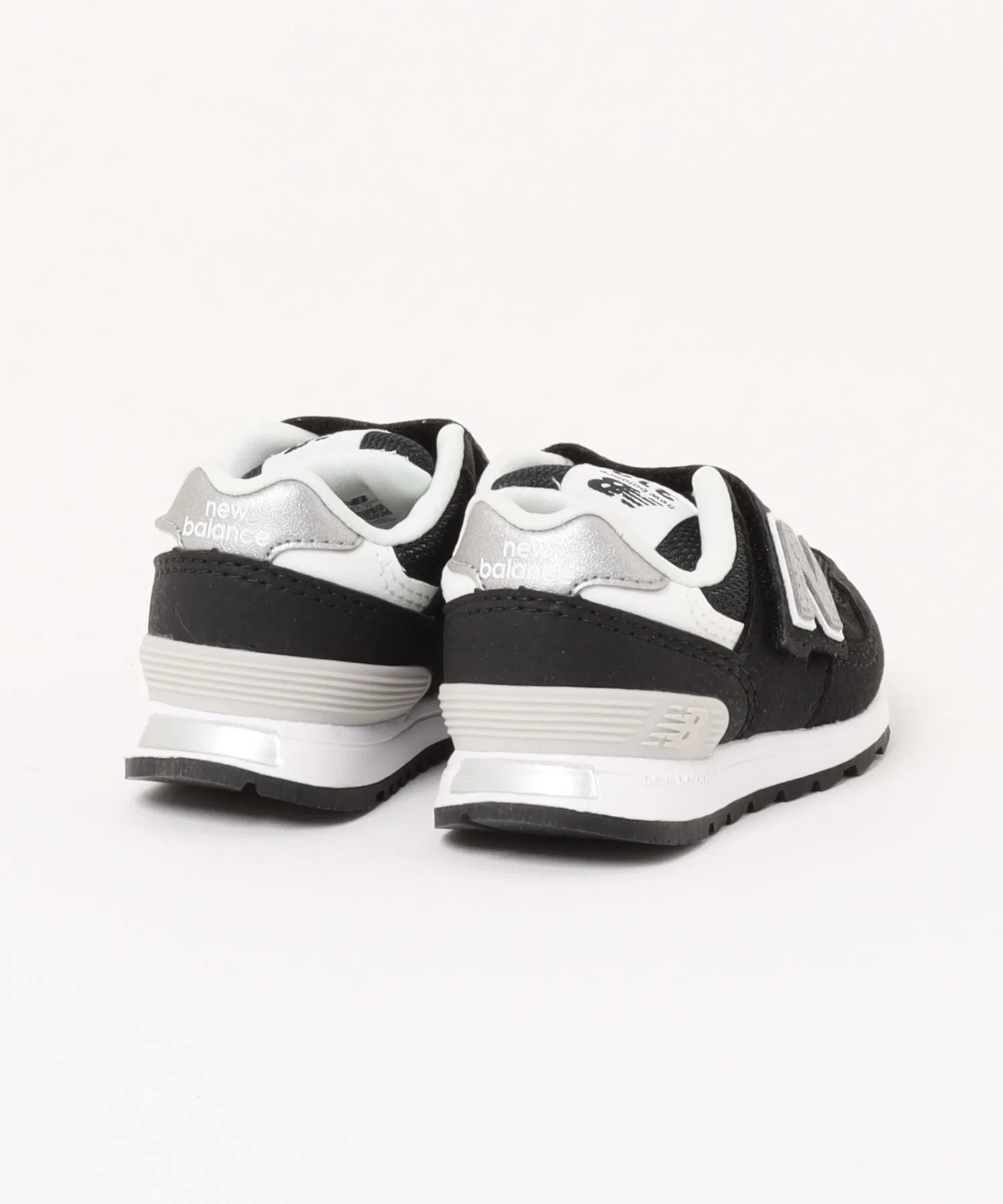 Детские кроссовки New Balance 313 v2 серебристые чёрные — фото 2