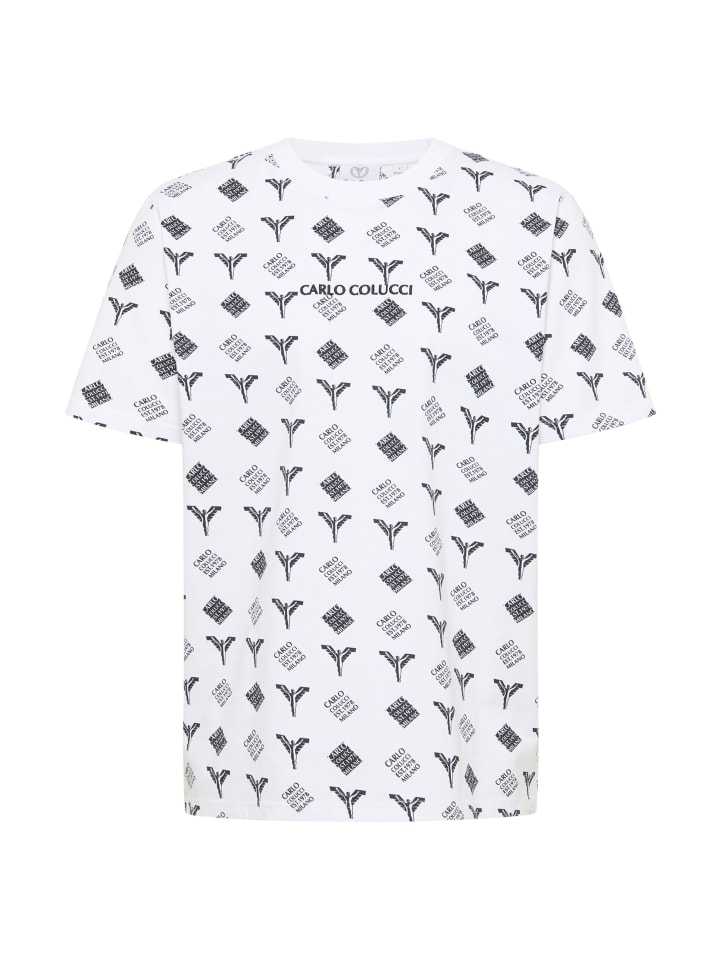 

Футболка Falchi белого цвета Carlo Colucci, Белый, Футболка Falchi белого цвета Carlo Colucci