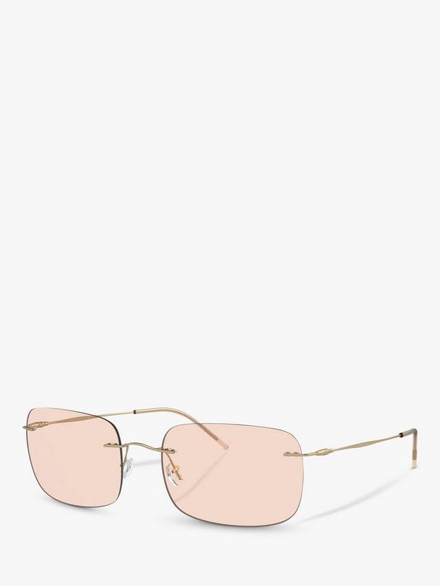 

Мужские прямоугольные солнцезащитные очки ar1512m Giorgio Armani, цвет Matte Pale Gold