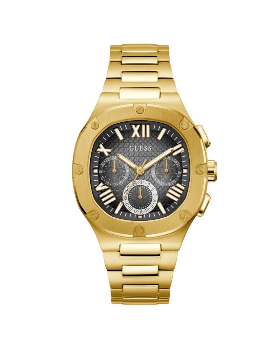 

Мужские часы Headline GW0572G2 со стальным и золотым ремешком Guess, золотой