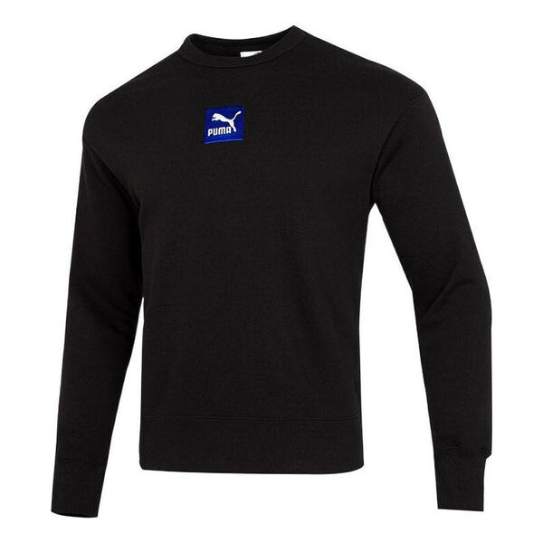 

Толстовка logo solid color pullover black Puma, черный