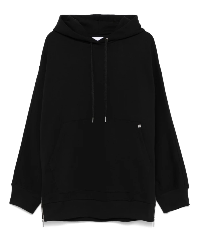 

Худи с мега-молнией Helmut Lang, черный