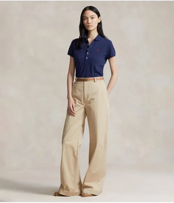 Поло Джули slim fit Polo Ralph Lauren, темно-синий — фото 2