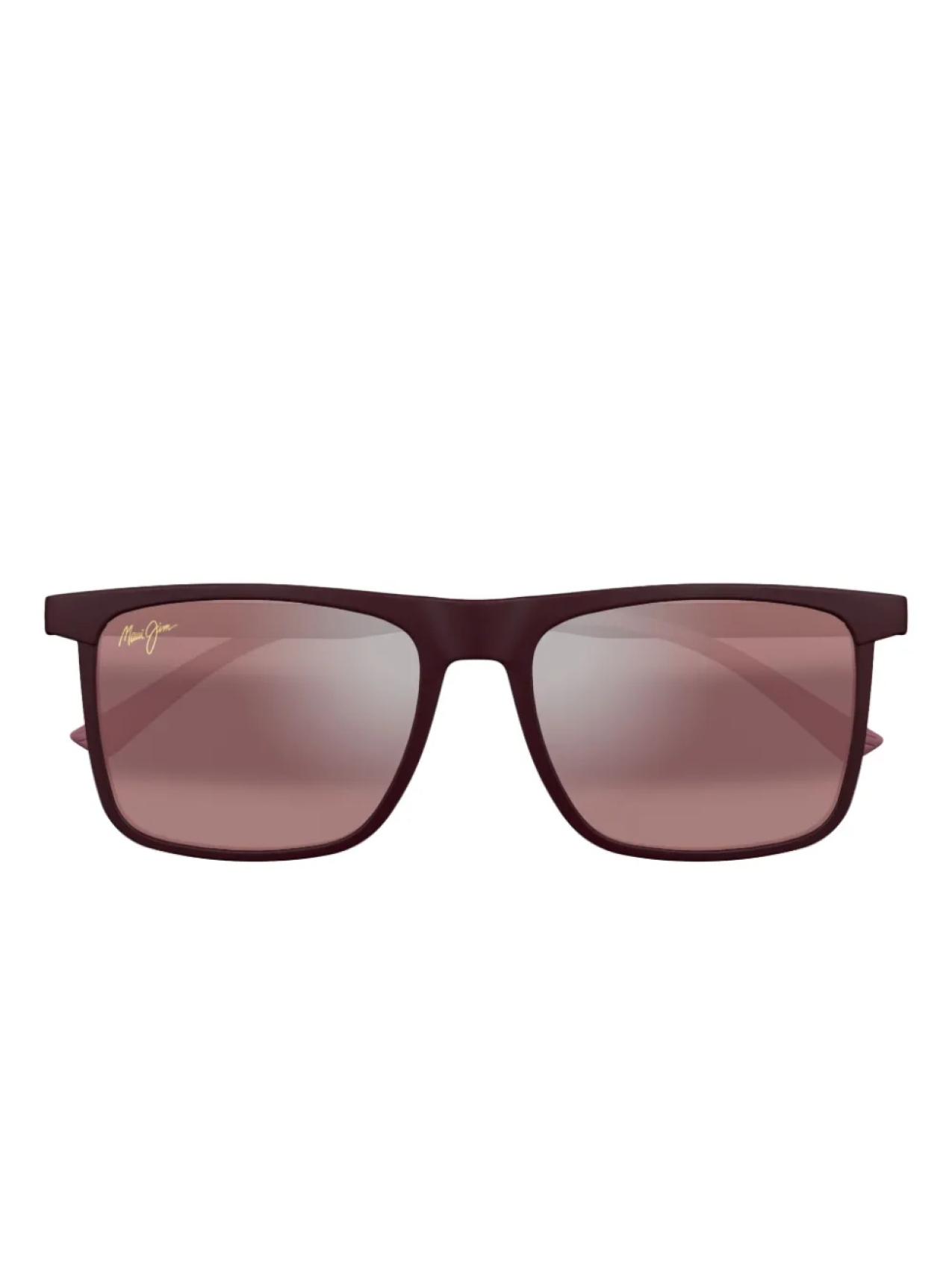 

Солнцезащитные очки Maui Jim Makamae в квадратной оправе, красный