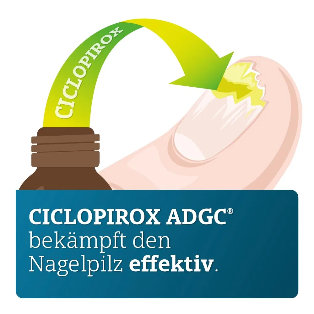 Лак для ногтей CICLOPIROX ADGC 80 мг/г от грибка Adgc — фото 2