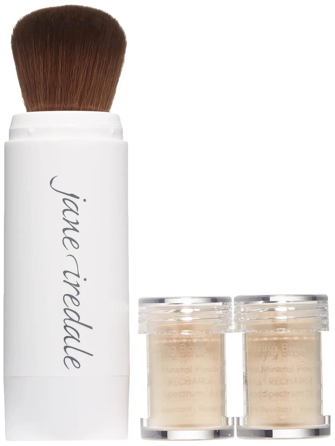 Jane Iredale Amazing Base Loose Mineral Powder, Luminous Foundation with SPF 20, Oil Free, Talc Free & Weightless, Vegan & Cruelty Free Makeup, Warm Silk — фото 4