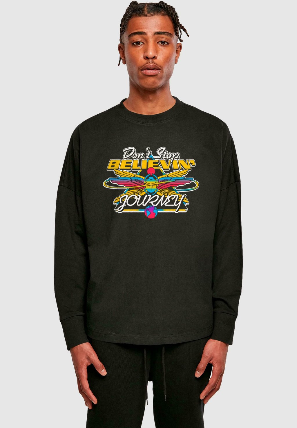 

Лонгслив JOURNEY ROCK BAND - WINGS GRAPHIC Merchcode, черный