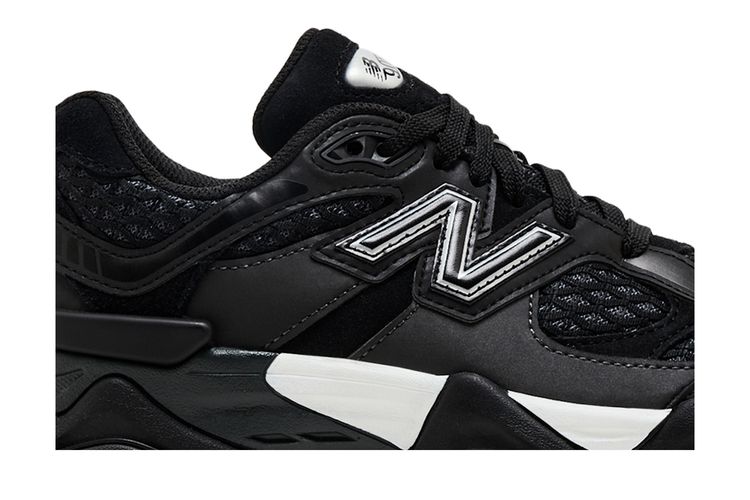 Кроссовки 9060 Big Kid 'Black Silver' Shoe Palace Exclusive, черный — фото 2