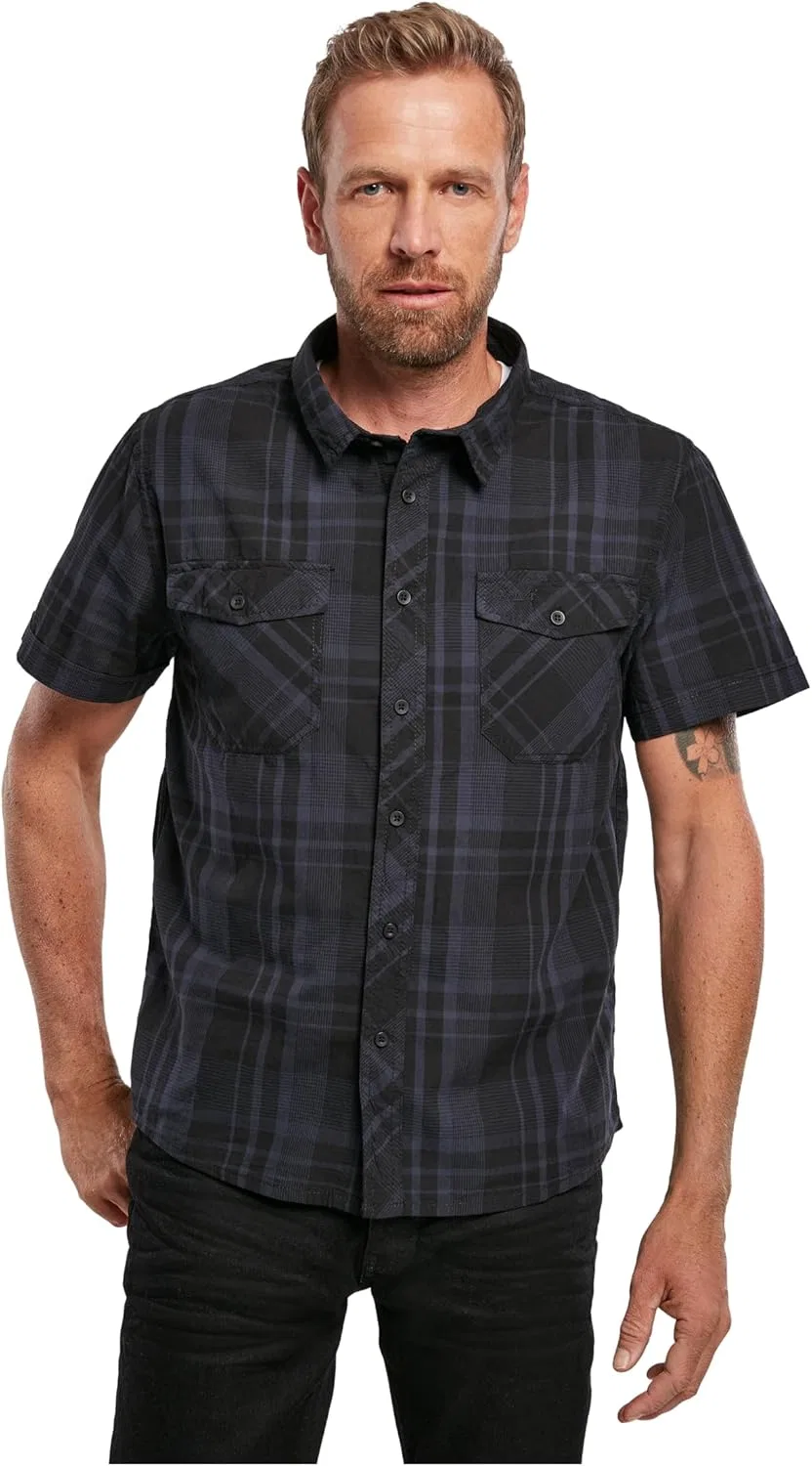 Футболка Brandit Men's Roadstar черно-синяя