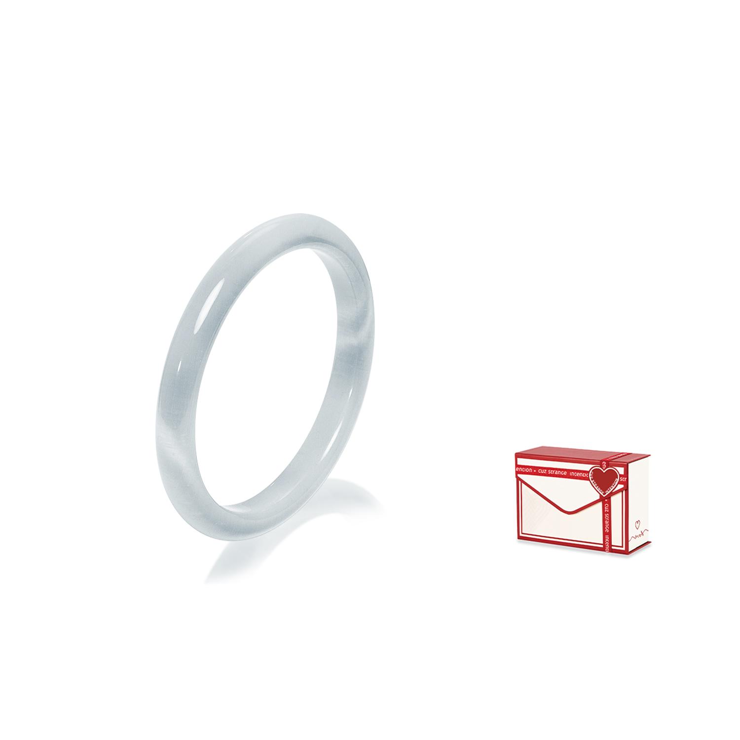 

Стеклянный браслет с кошачьим глазом для женщин Cuz Strange Intention, Smoky Ash + Holiday Gift Box