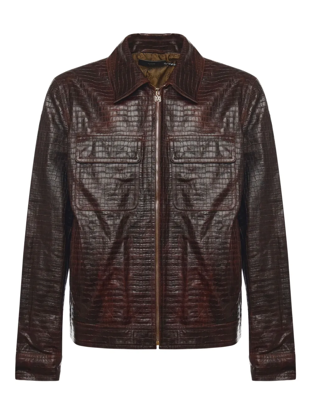 

Жакеты с текстурированными карманами Amiri, коричневый