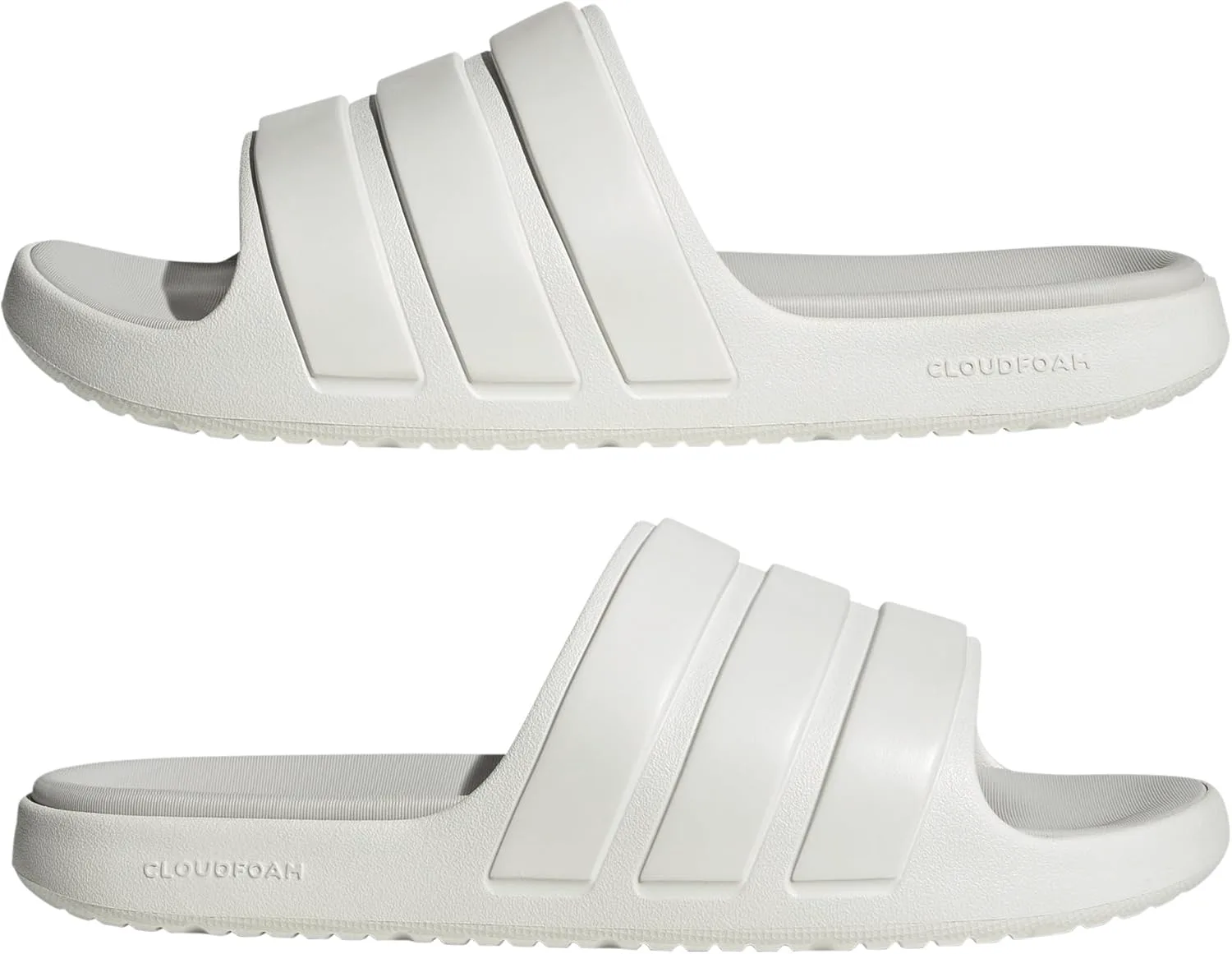 Шлепанцы Adidas unisex-adult Znsory, белый/серый — фото 2