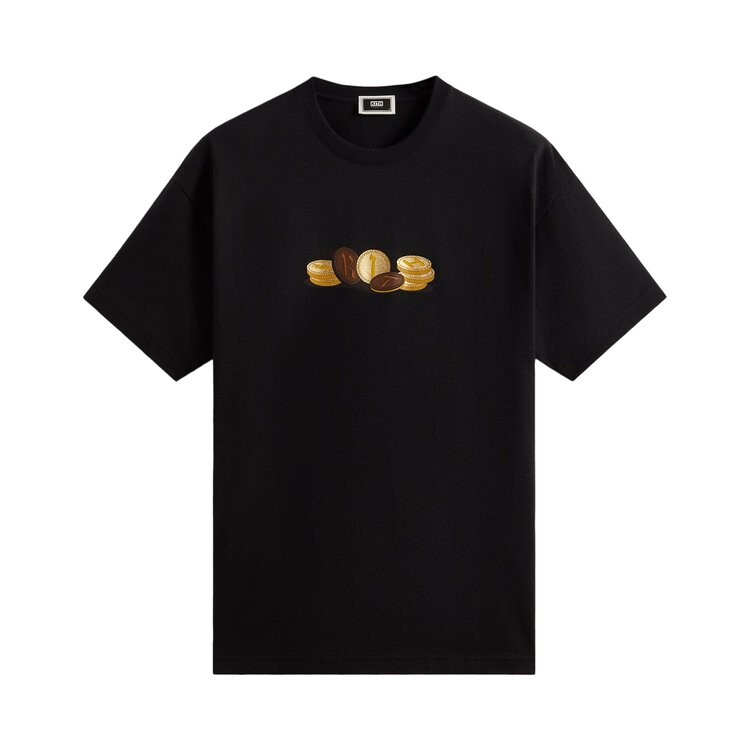 

Футболка Kith Treats Hanukkah Gelt Coins 'Black', черный