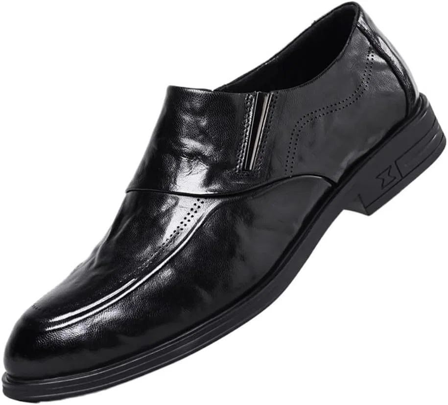 Лоферы кожаные водонепроницаемые Black UOPYNE
