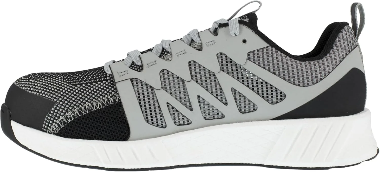 Защитные кроссовки Reebok S1P SRC с нейлоновой сеткой и черным и серым носком — фото 4