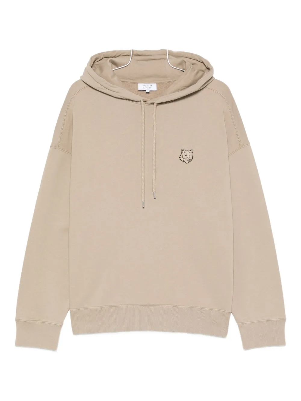 

Худи с кулиской и мотивом лисы Maison Kitsuné, нейтральный