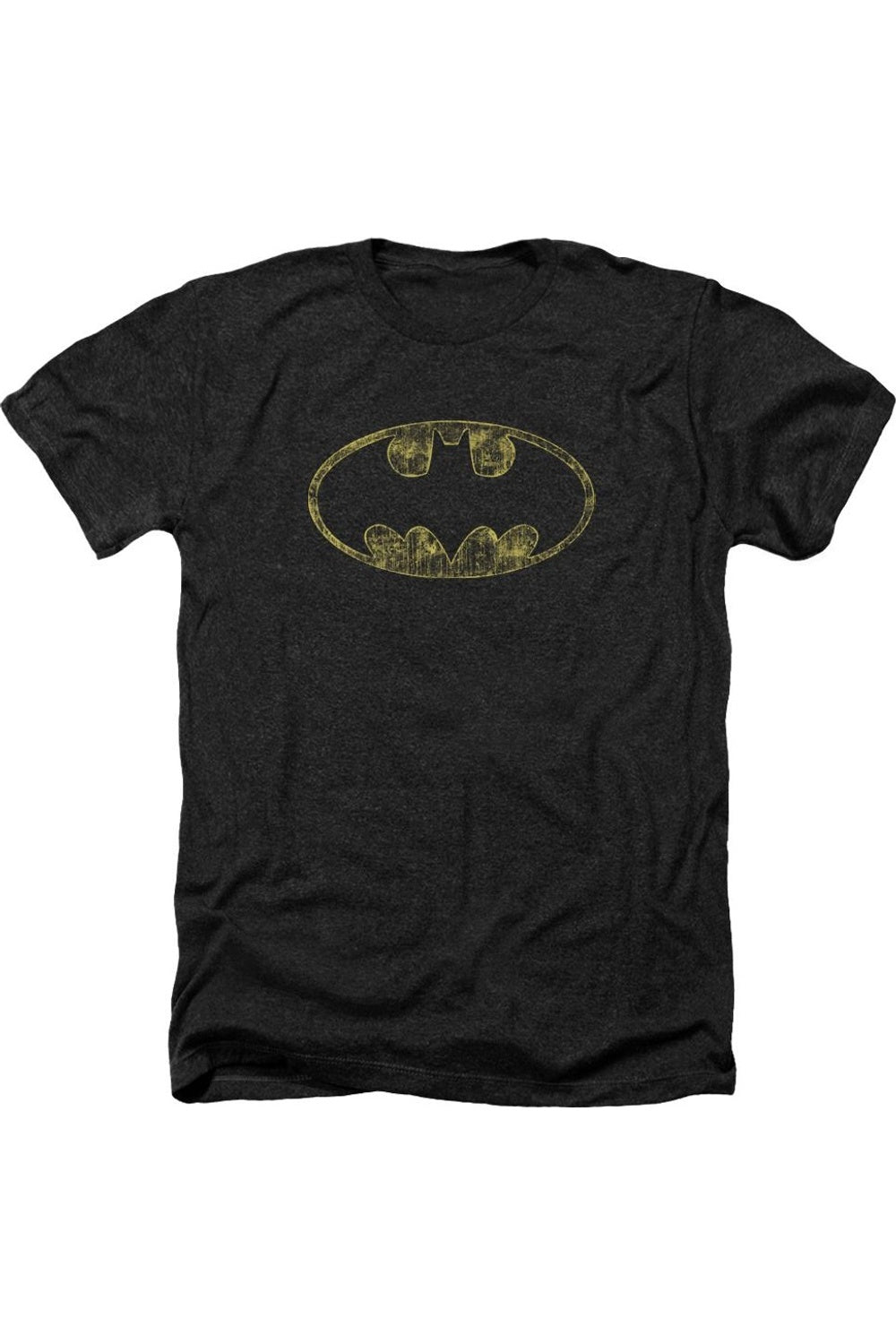 

Футболка/футболка с логотипом Batman Tattered для взрослых Heather Gildan