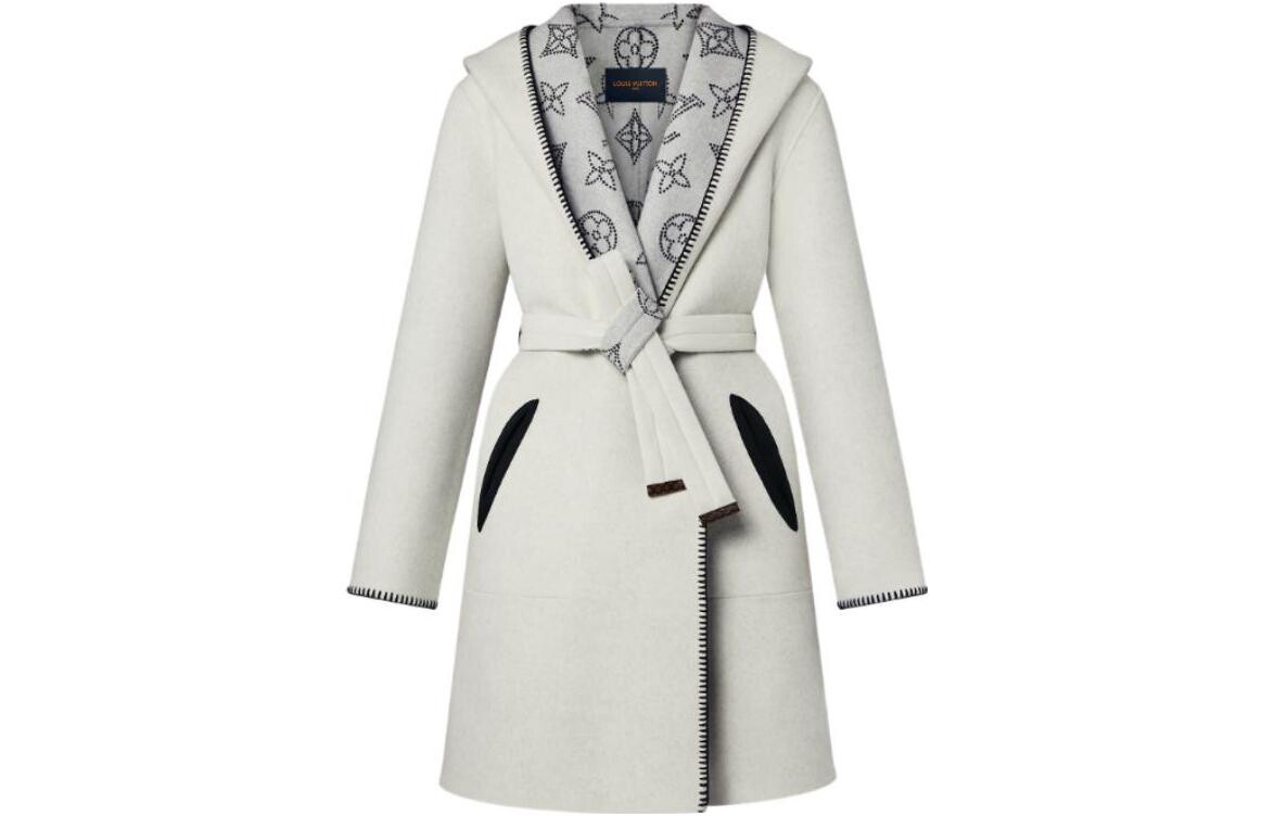 

Новые квартальные продукты LV Coat Women's Gray Louis Vuitton