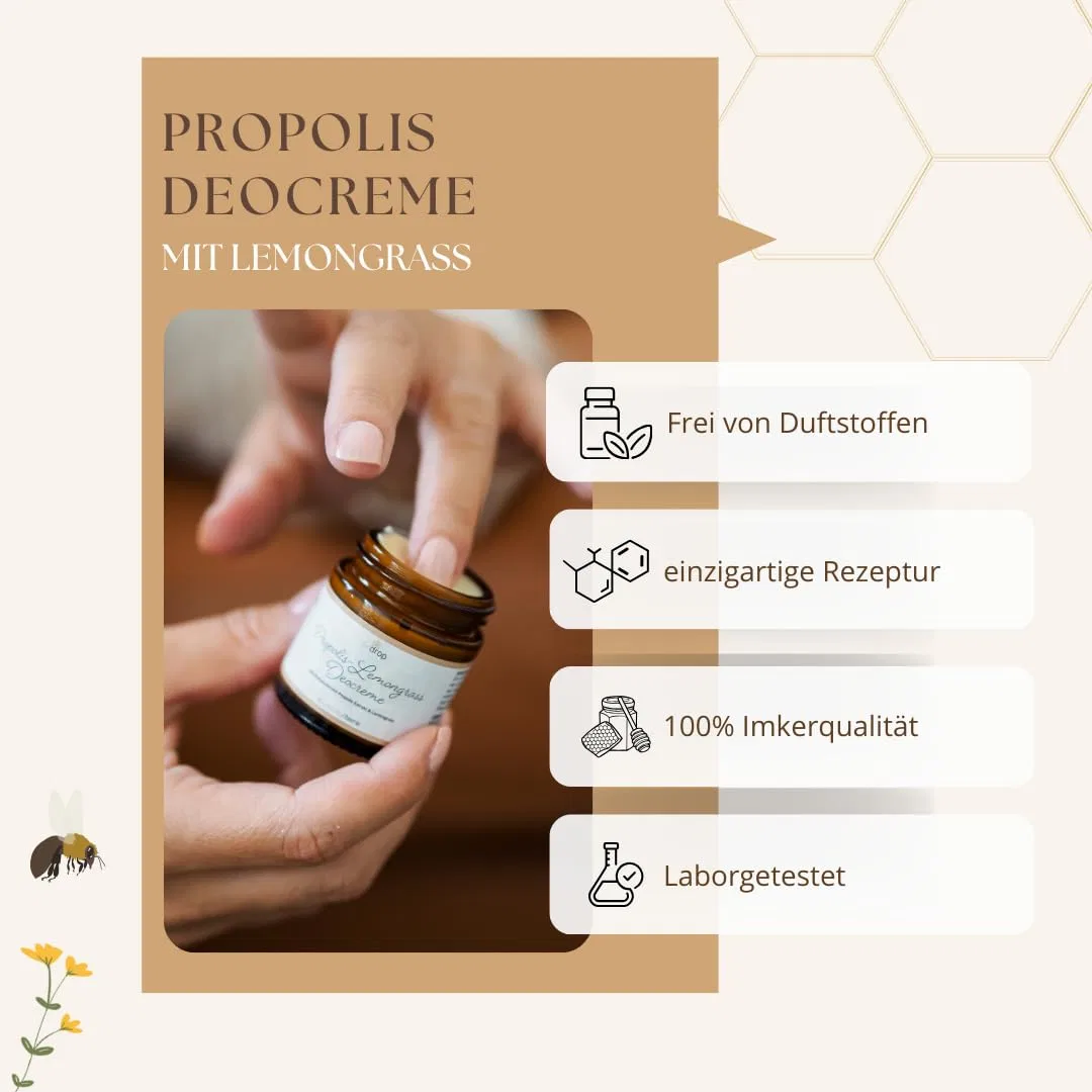 Крем-дезодорант bedrop Propolis Lemongrass, 30 мл (набор 3 шт.) Bedrop — фото 4