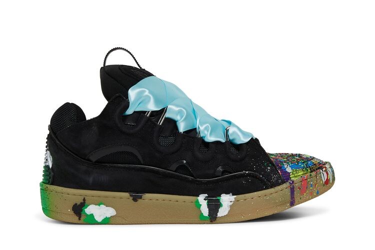 

Кроссовки Lanvin Gallery Dept. x Lanvin Curb Sneakers Paint Drip - Black, черный