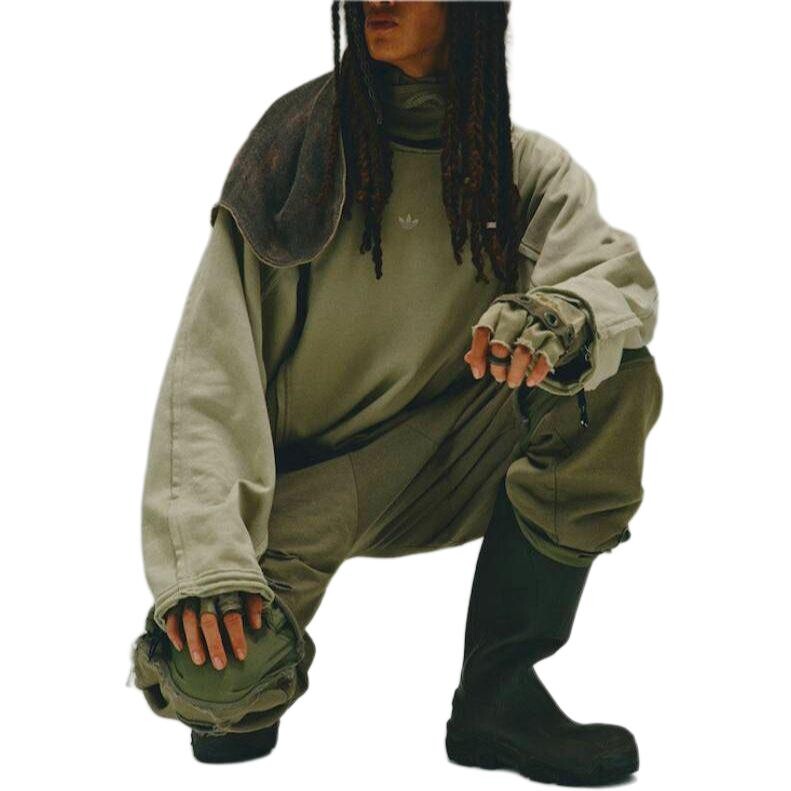 Толстовка X HAMCUS унисекс, цвет белый Adidas Originals, кремовый — фото 4