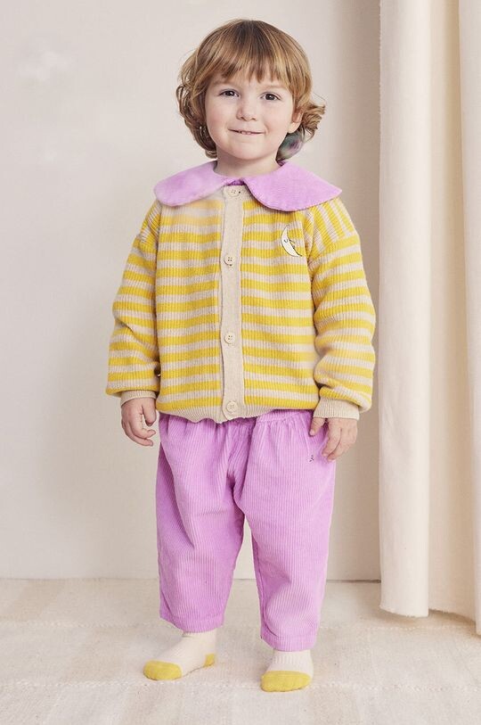 

Детские хлопковые брюки Bobo Choses, розовый