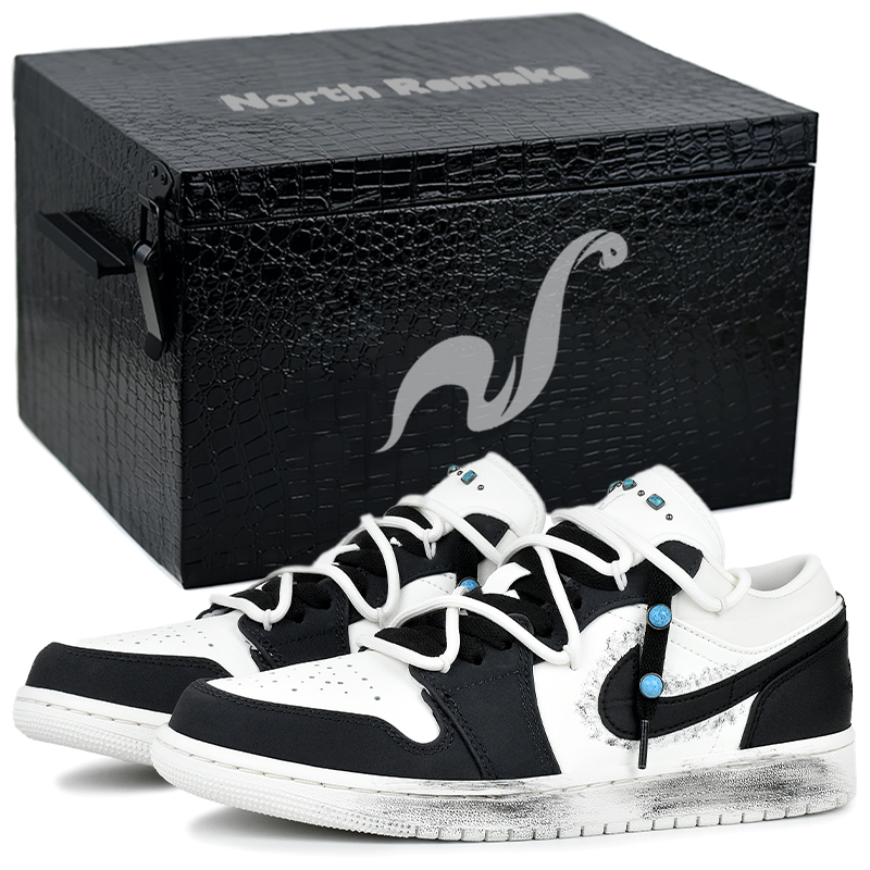 

Jordan Баскетбольные кроссовки Air 1 Lightweight Low Top Vintage, мужские, черно-белые