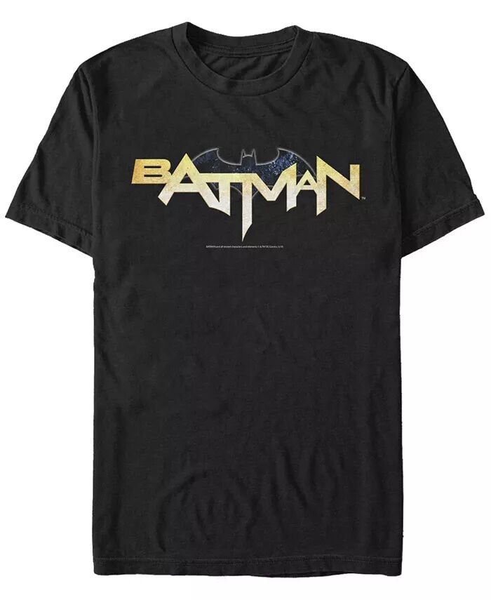 

Мужская футболка с короткими рукавами и текстовым логотипом DC Batman Fifth Sun