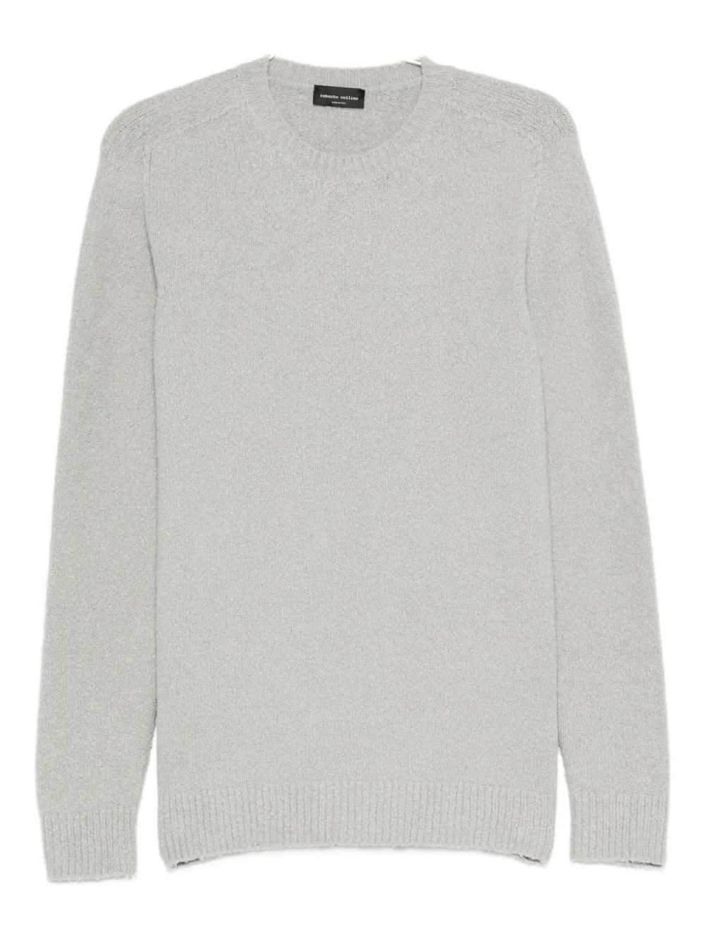 

Свитер с круглым вырезом Roberto Collina, серый