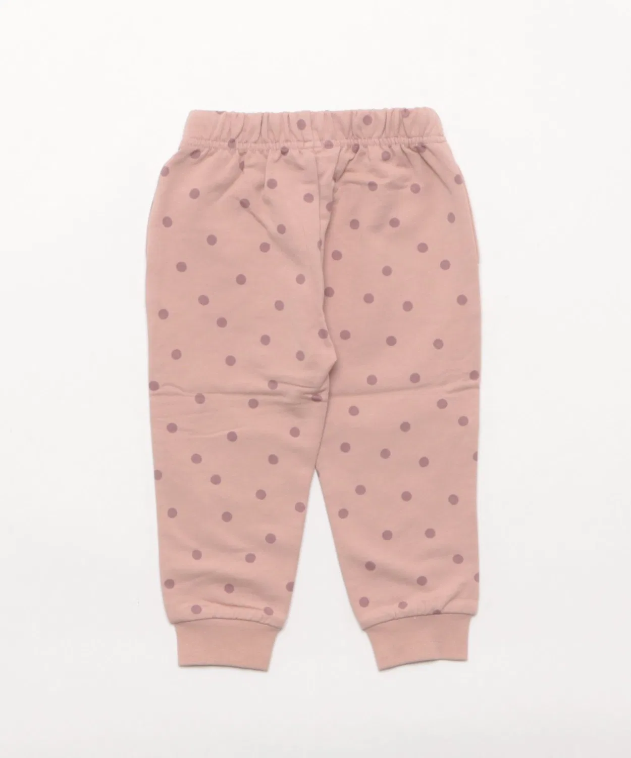 Спортивные штаны Relaxed Fleece Sweatpant с горошком, хлопок, розовые — фото 2
