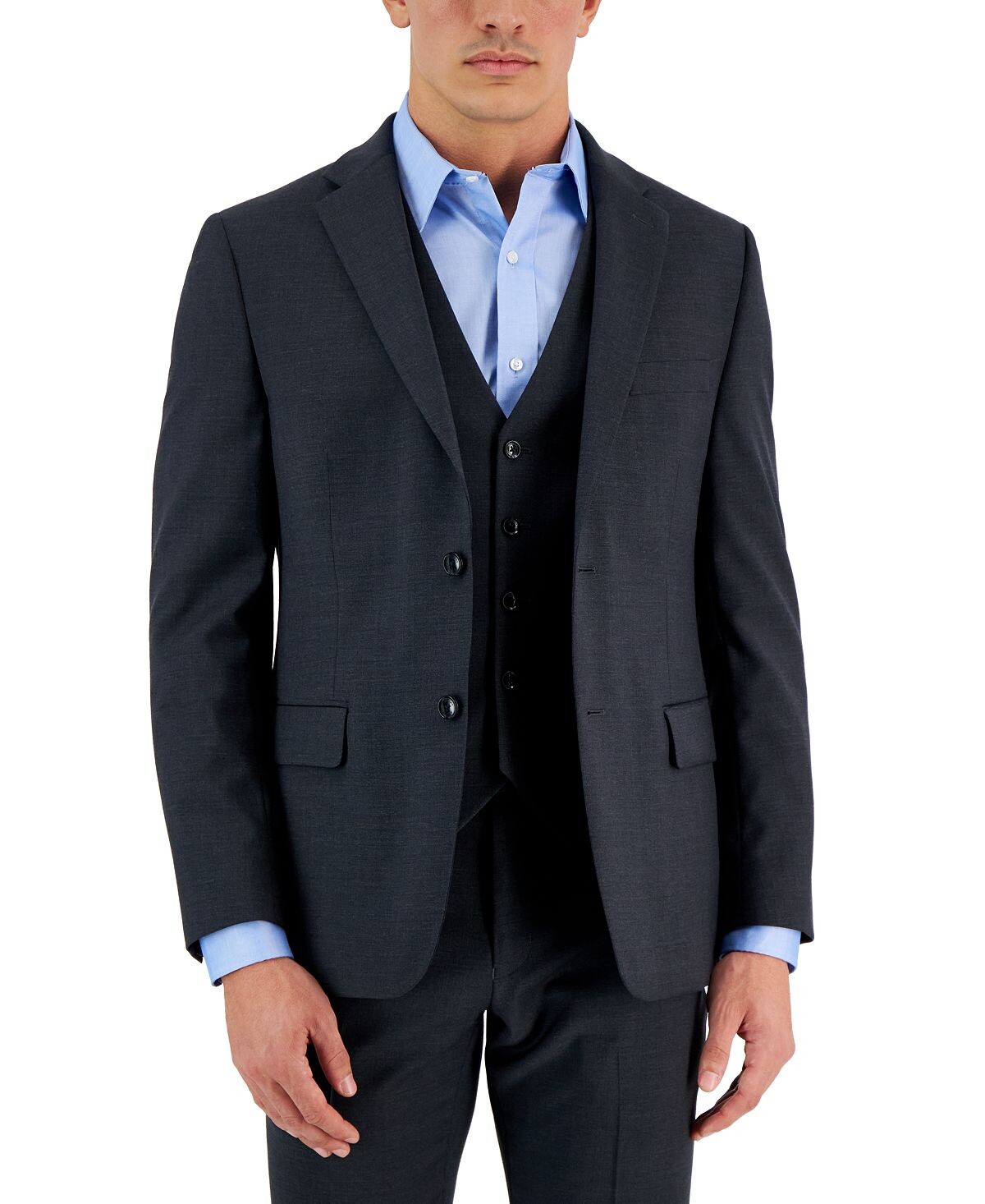 

Мужской однотонный пиджак современного кроя TH Flex Stretch Tommy Hilfiger