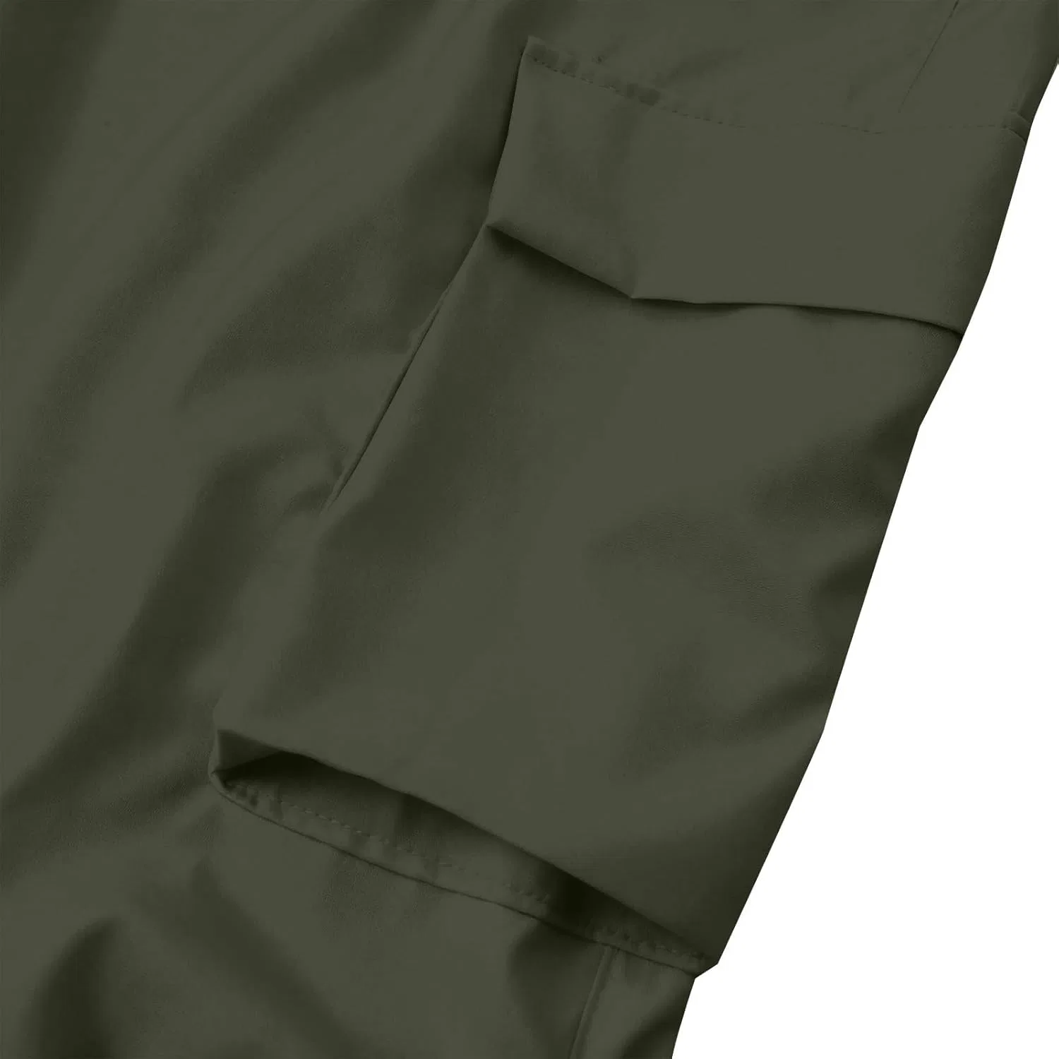 Детские спортивные брюки карго Y2K, Cotton Blend, Blackish Green — фото 2