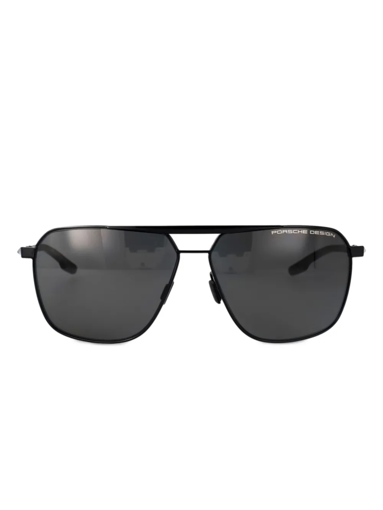 

Солнцезащитные очки Porsche Design в квадратной оправе, черный