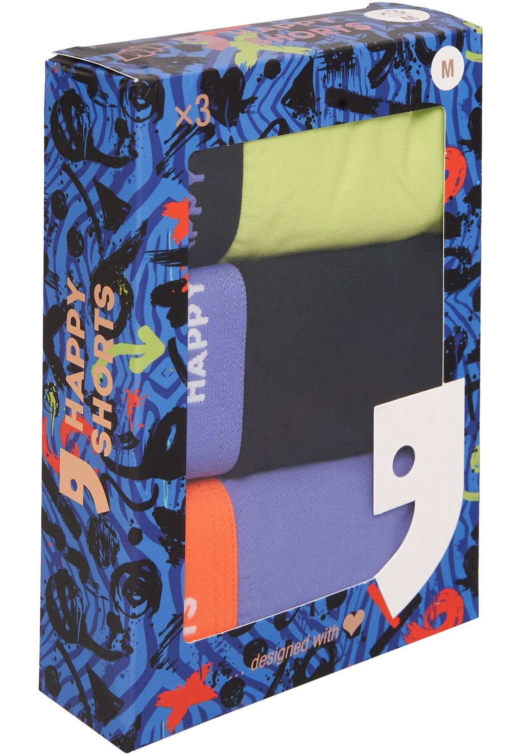 

Брюки 3-PACK Happy Shorts, черный