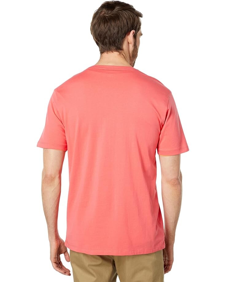 

Футболка U.S. POLO ASSN. V-Neck Tee, цвет Calypso Coral