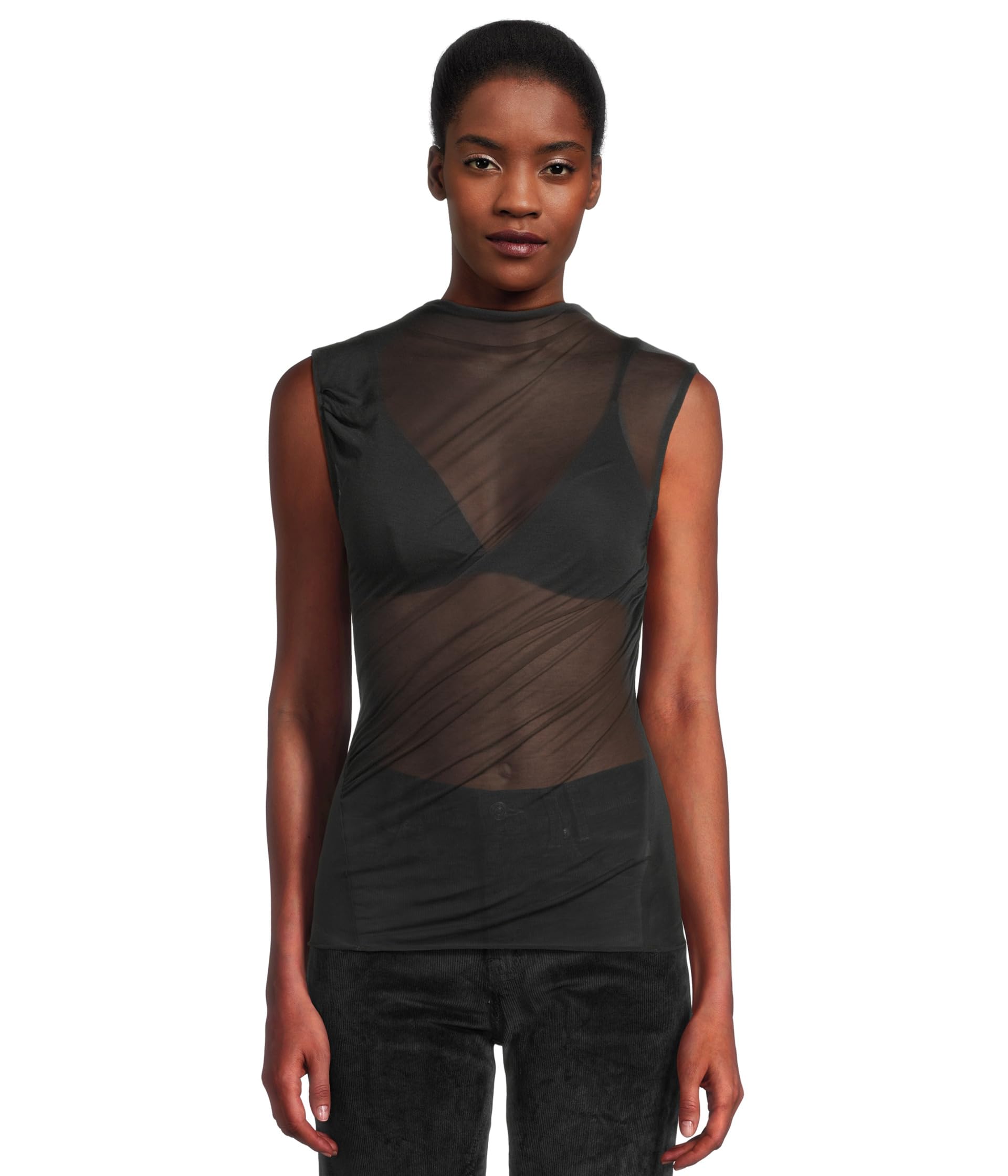 

Топ Free People On Air Muscle Tank, черный