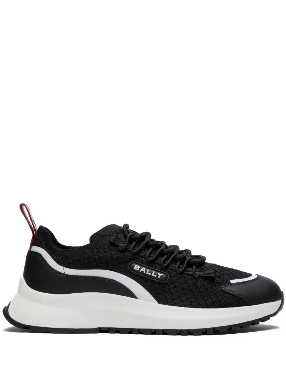 

Кроссовки с сетчатыми вставками и логотипом Bally, черный