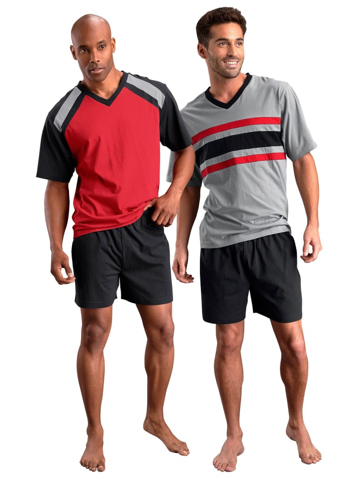 

Пижама LE JOGGER, цвет rot-schwarz, grau-schwarz
