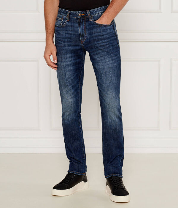 

Джинсы Armani Exchange J14 с обтягивающей посадкой, синий