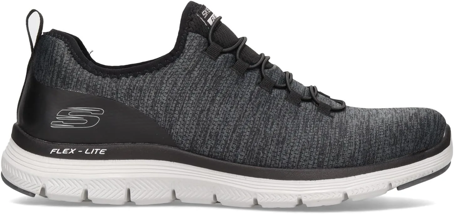 Мужские кроссовки Skechers Flex Advantage 4.0 Voracity Oxford, черный/серый — фото 3