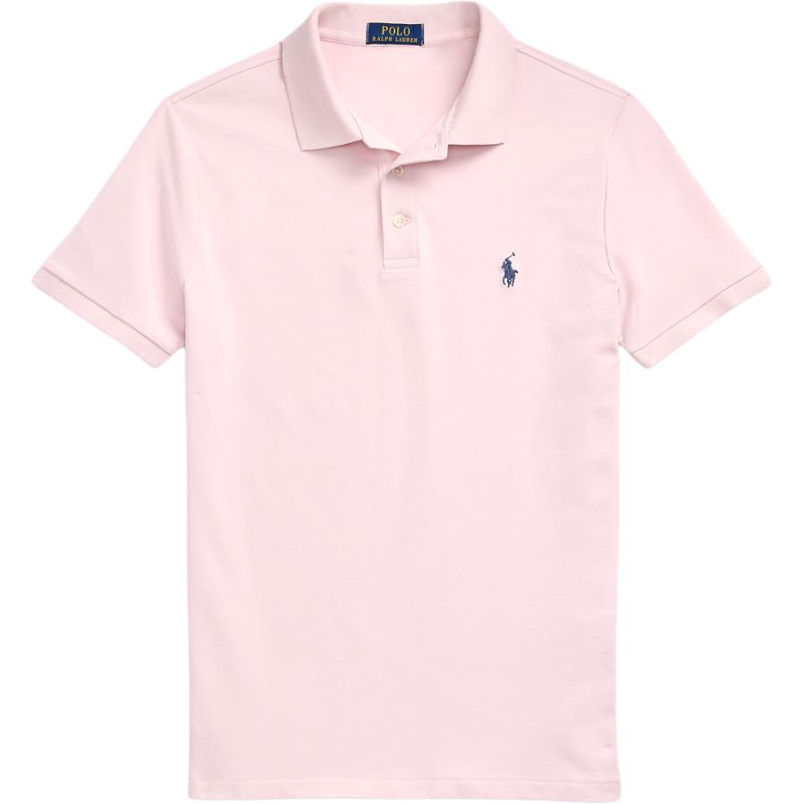 Polo Ralph Lauren Футболка-поло SS24 мужская светло-розовая — фото 3