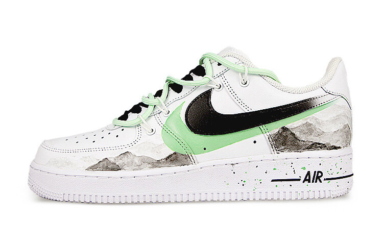 

Кроссовки Nike Air Force 1 Skateboard Shoes Men Low-Top White/Green Black