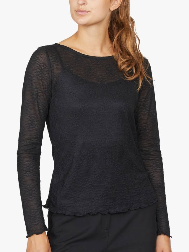 

Топ Veksa с кружевной отделкой Sisters Point, Black