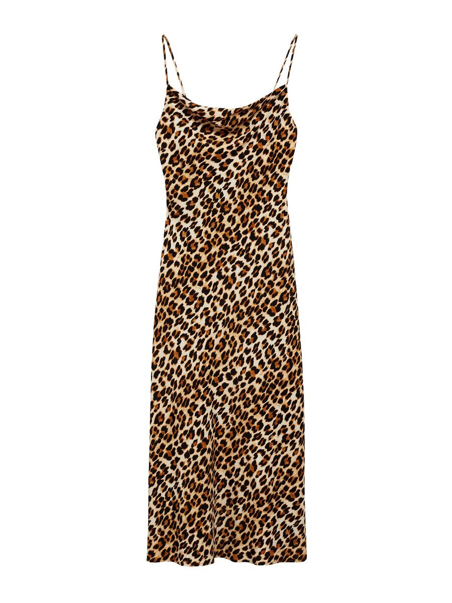 

Платье макси MANGO Dress KENDAL, коричневый