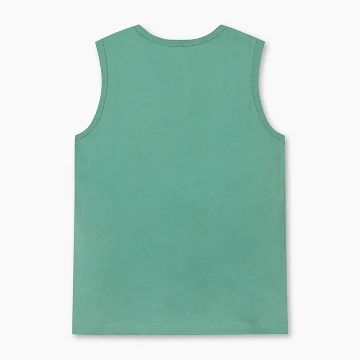 Детская летняя майка мятного цвета от Benetton Kids — фото 2