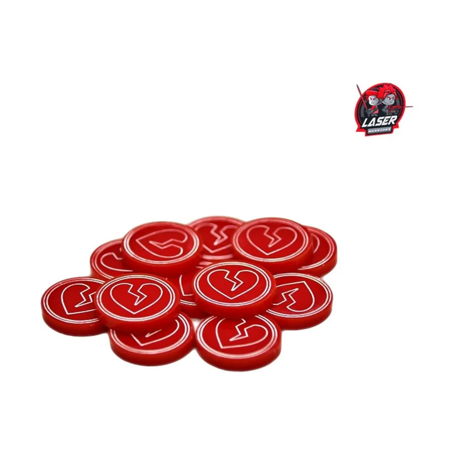 

Набор жетонов - Разбитое сердце, Laser Warriors - Markers & Tokens